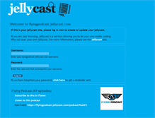 Tablet Screenshot of flyingpodcast.jellycast.com