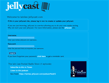 Tablet Screenshot of iainlee.jellycast.com