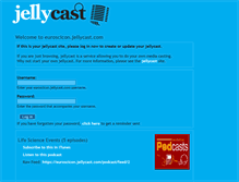 Tablet Screenshot of euroscicon.jellycast.com