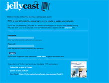 Tablet Screenshot of informationlaw.jellycast.com